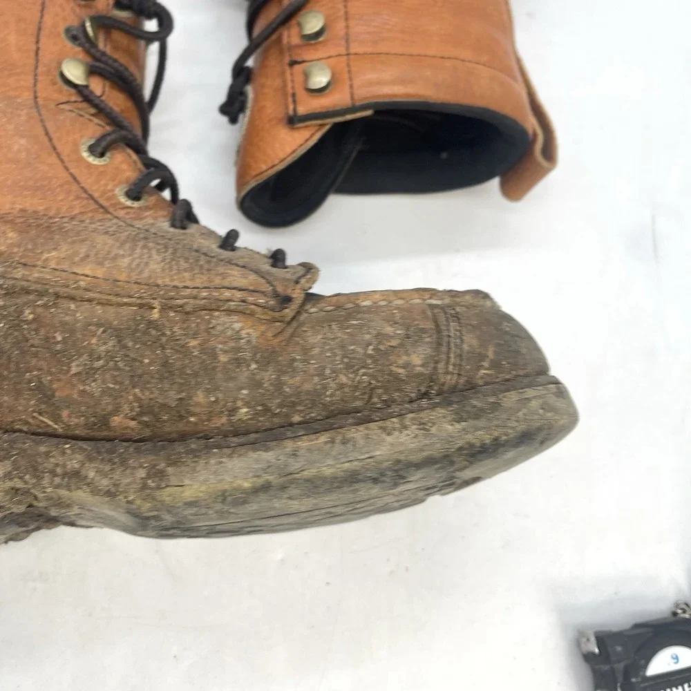Red Wing Irish Setter Boots Mens 8 D Brown Workwear No. 894 Wingshooter Hunting